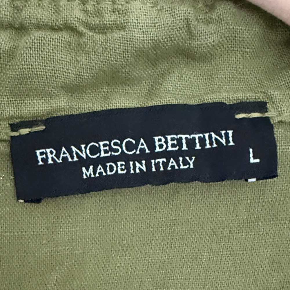 Women's Olive Green Button-Down Tunic Shirt Dress - Picture 2 of 7
